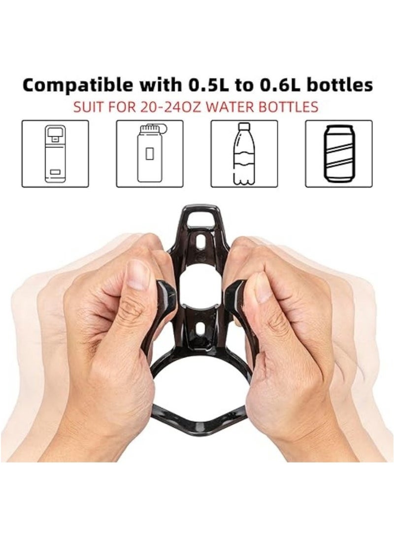 Generic Durable Bike Water Bottle Holder Ultra-Light with Screws Tool, Universal Cup Holder Rack for MTB Road (Black)  - Image 2