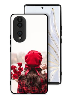 Tolwak غطاء حماية لهاتف Honor 70 يحمل زهورًا  - Image 1