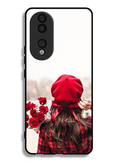 Tolwak غطاء حماية لهاتف Honor 70 يحمل زهورًا  - Image 2