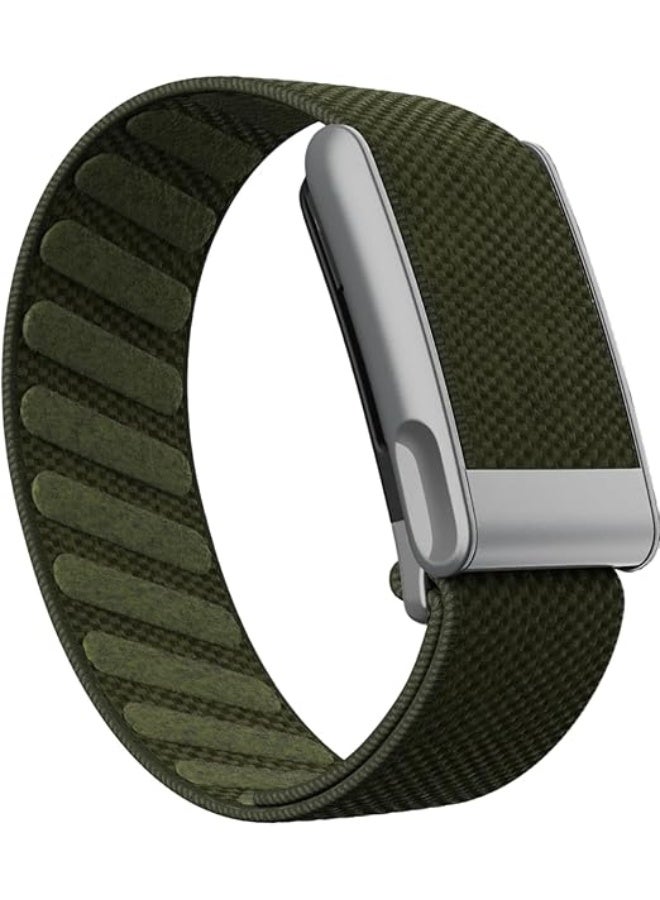 Ultra-soft Nylon Replacement Band Compatible with Whoop 5.0/Whoop 5.0 MG, Precious Metal & Adjustable Wristband Strap with U Shaped Connector. Not for Whoop 4.0 - Image 1