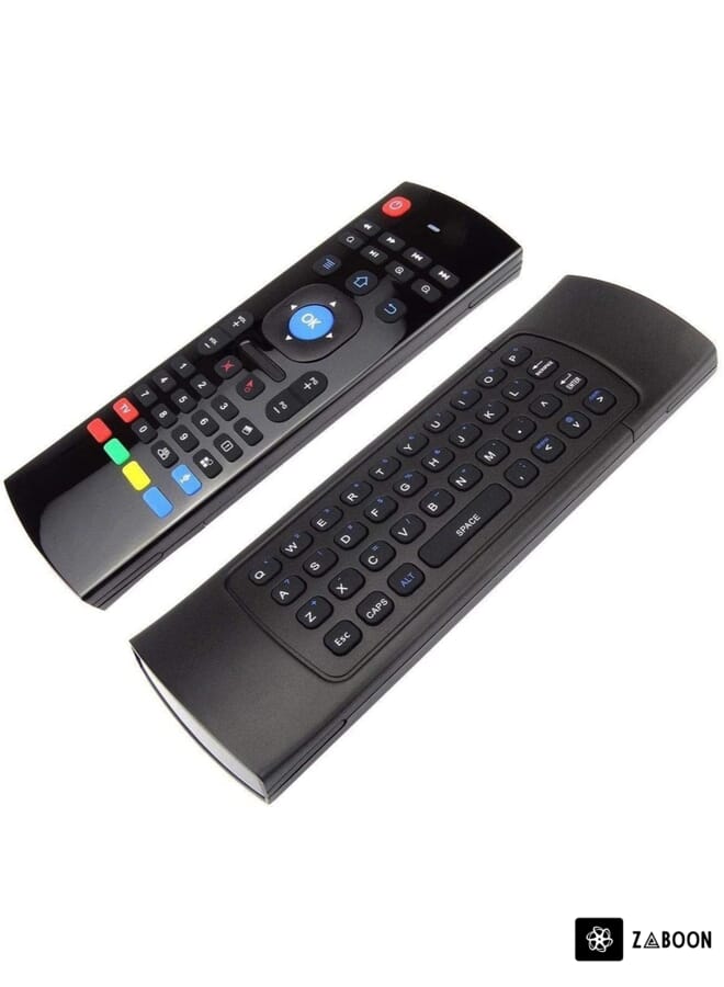 Zaboon MX3-M 2.4G Wireless Keyboard Mouse Wireless Remote Control with Build In Mic for Android TV Box