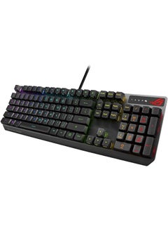 ROG Strix Scope RX Mechanical Gaming Keyboard Mechanical Switches USB 2.0 Passthrough Aura Sync Armoury Crate RGB Lighting-Black