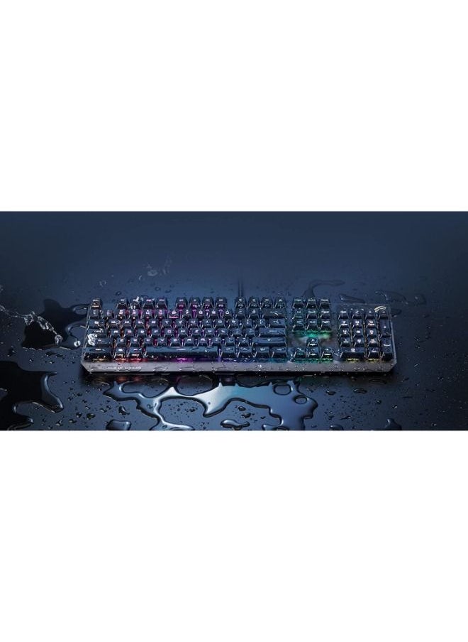 ASUS - ROG Strix Scope RX Mechanical Gaming Keyboard Mechanical Switches USB 2.0 Passthrough Aura Sync Armoury Crate RGB Lighting-Black - Image 1