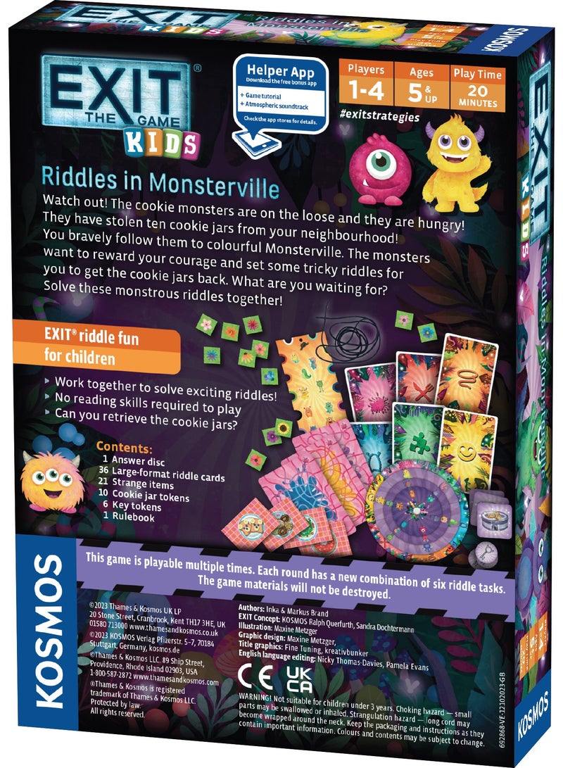 Kosmos EXIT: The Game - Kids - Riddles in Monsterville - Image 5