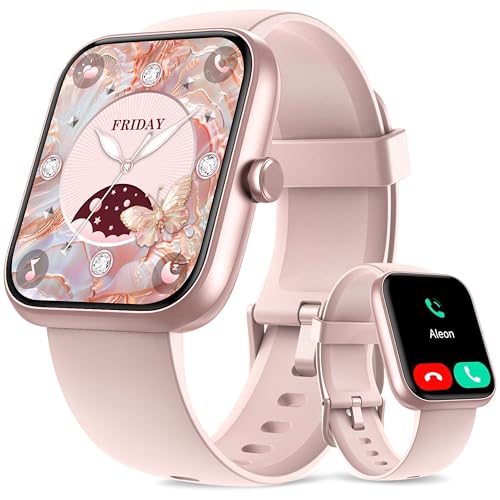 KALINCO Smart Watch, 44mm Smartwatch Answer Make Calls, Alexa 1.83" Fitness Watch, IP68 Waterproof Fitness Tracker Women Men, Heart Rate/Sleep Monitor, 100+ Sports Pedometer Watch for Android & iOS Phone - Image 1