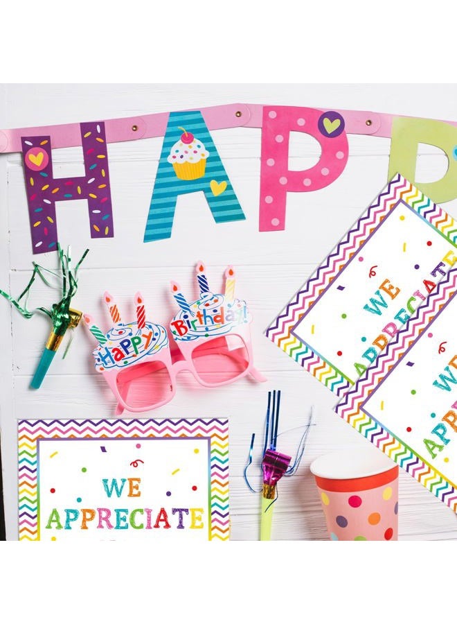 Xiliconie 40 Pcs We Appreciate You Napkins Remployee Appreciation Decorations for Retirement Party, Thanksgiving, Company Anniversaries, Graduation Great for Thanking Employees, Teachers, Medical Staff More - Image 5