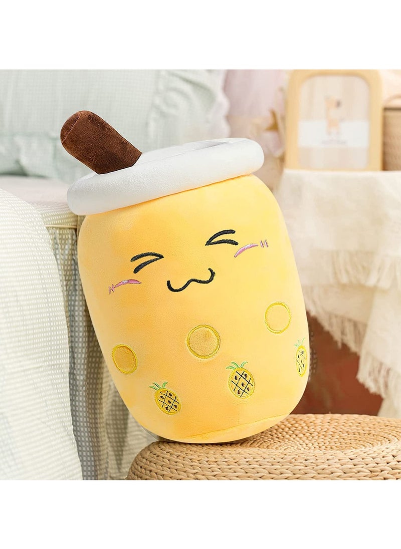 Bebiland - 9.4 Inch Cartoon Bubble Milk Tea Plush Pillow, Soft Kawaii Hugging Plush Toys Gifts for Kids - Image 1