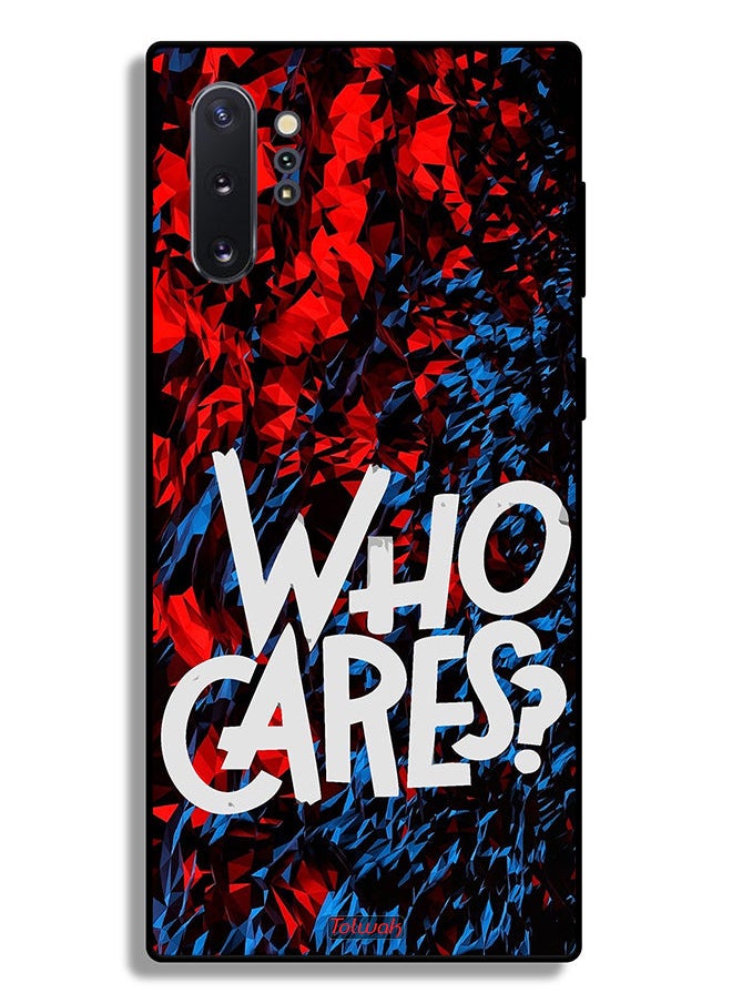 Tolwak - Samsung Galaxy Note 10 Plus Protective Case Cover Who Cares - Image 1