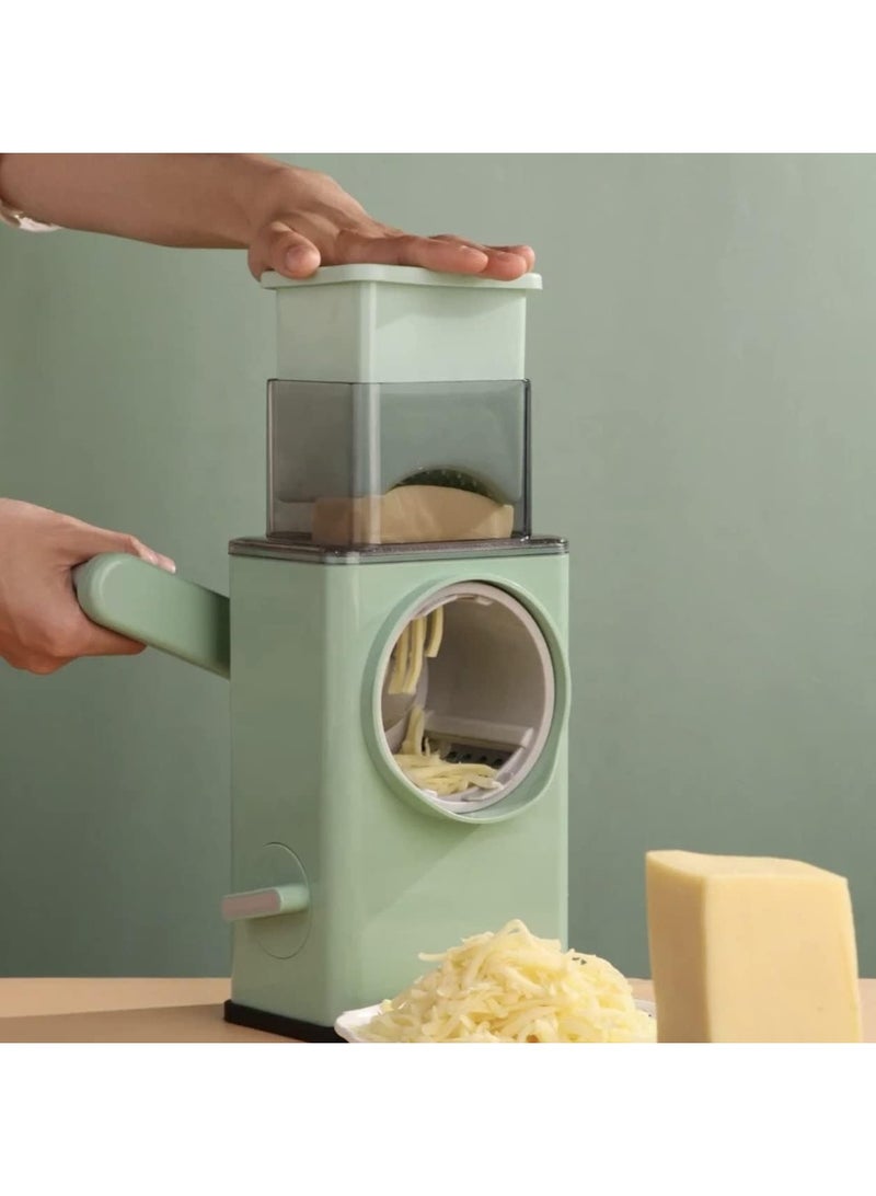 Rotary Vegetable Grater with 6 Stainless Steel Blades - Image 5