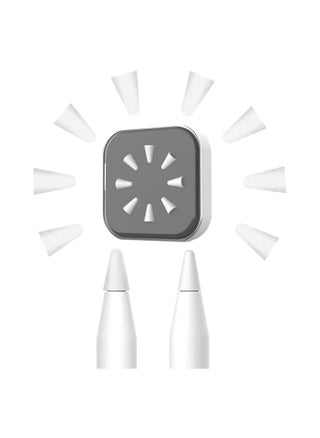 Tip Cover Protector for Apple Pencil 1st/2nd Generation, 8 Pcs Soft Silicone Replacement Nibs, Anti-Slip Writing Nib, High Sensitive Nib, Smooth Writing Experience, Noiseless Drawing (White) - pzsku/Z1B947A96C3E26A5259DAZ/45/_/1735900961/ed10e3d1-cf0e-4d7b-b51c-cca7583d5adf