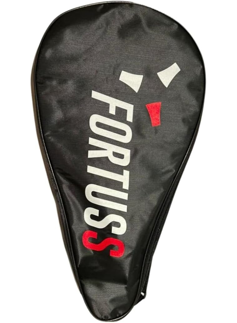 TDOO FORTUSS Padel Tennis Racket - Full Carbon Fiber - 3D Hexagon Surface with Light EVA Memory Flex Foam Core - Padel Racquet - Round Shape Paddle Racket with Bag Included - Image 4