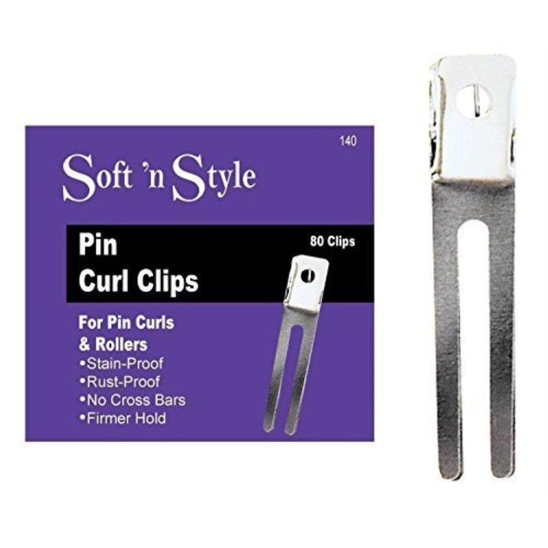 Soft N Style Soft 'N Style Boxed Pin Curl Clips, 80 Per Box - Image 1