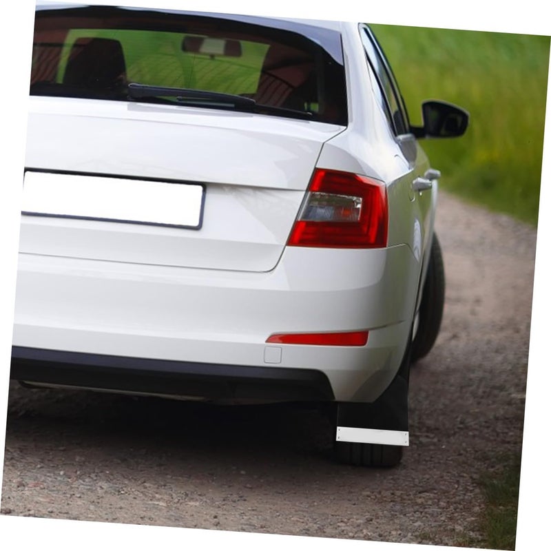 Seasonal & permanent compatible Healeved Universal Car Mud Flaps 2pcs Set with Plastic and Metal Edge, Vehicle Front and Rear Mudguards for Trucks and Pickup Trucks, Black Splash Guards for All-Season Protection Gulf popular simple design - Image 5