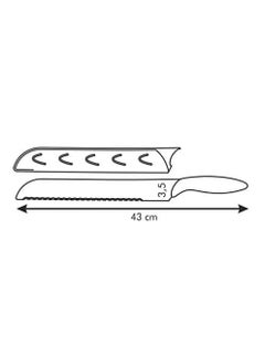 tescoma Presto Non-Stick Knife Tone 30 Cm - Assorted  - Image 2