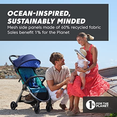 Baby Jogger City Tour 2 Ultra-Compact Travel Stroller Coastal - Image 3