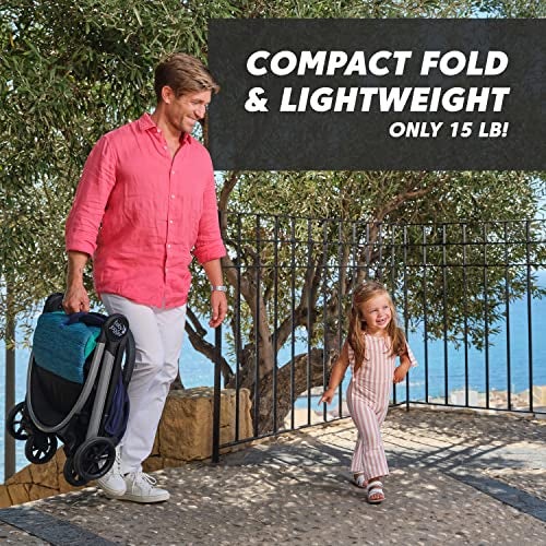 Baby Jogger City Tour 2 Ultra-Compact Travel Stroller Coastal - Image 4