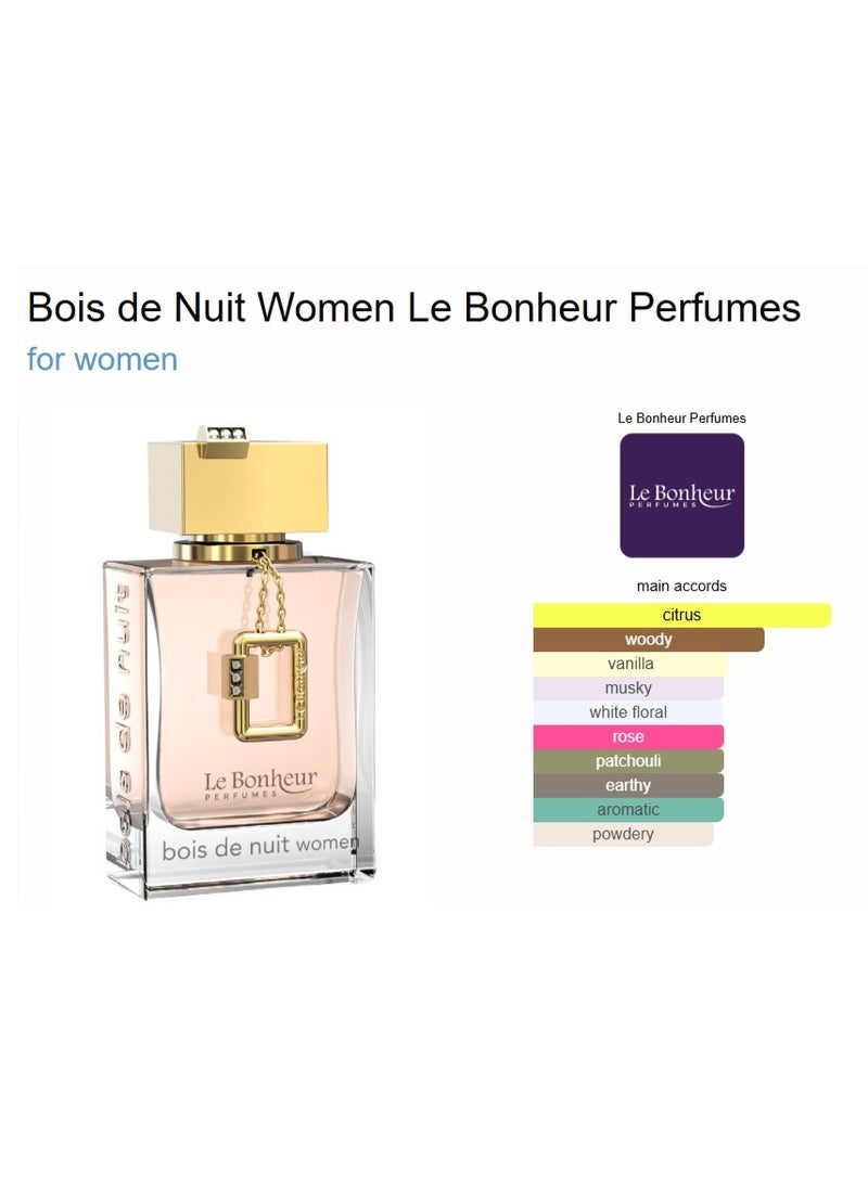 Le Bonheur Bois De Nuit For Women EDP 105ml - Image 3