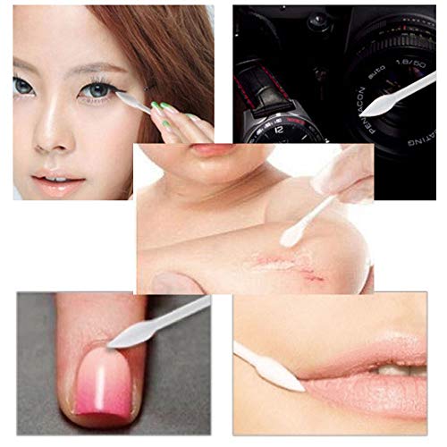 Keepeeda Biodegradable Paper Stick Cotton Swabs - 360Count, Eco - Friendly Makeup Swabs in Box, Pointed Tip + Round End, Safe and Strong Absorbent - Image 3