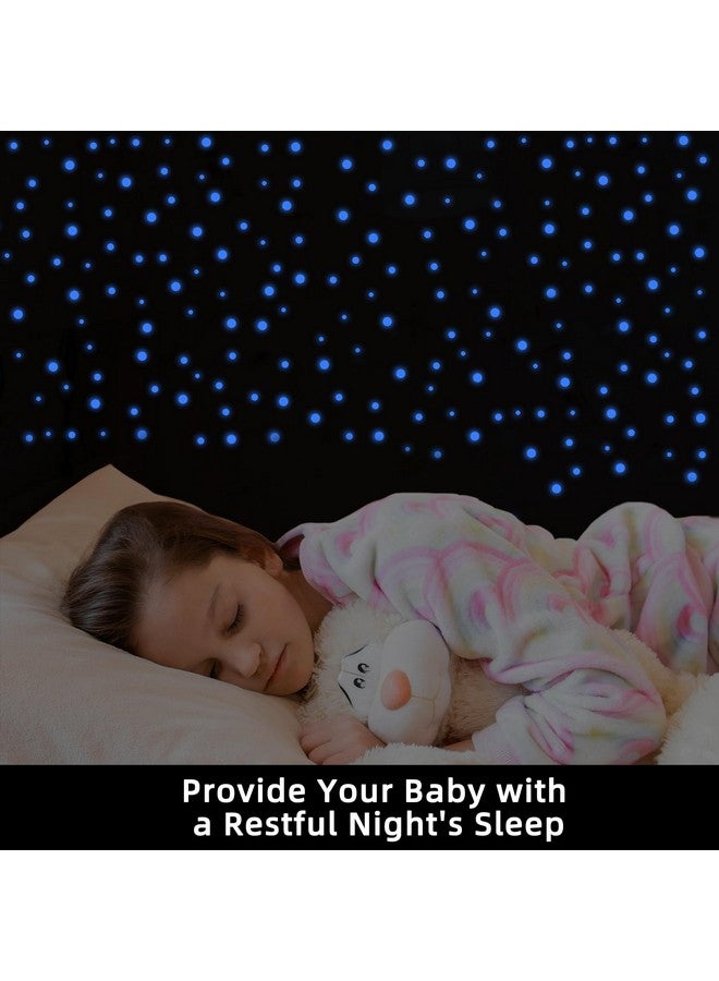 DUOFIRE 3D Domed Glow in The Dark Dots Wall or Ceiling Stickers, Glowing Ultra Bright Dots of 202 Pcs,Perfect for Kids Bedding Room or Birthday Gift,Beautiful Wall Decals and Ceiling Decors - Image 3