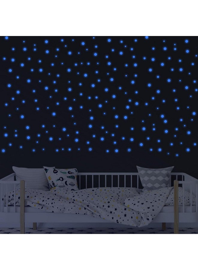 DUOFIRE 3D Domed Glow in The Dark Dots Wall or Ceiling Stickers, Glowing Ultra Bright Dots of 202 Pcs,Perfect for Kids Bedding Room or Birthday Gift,Beautiful Wall Decals and Ceiling Decors - Image 2