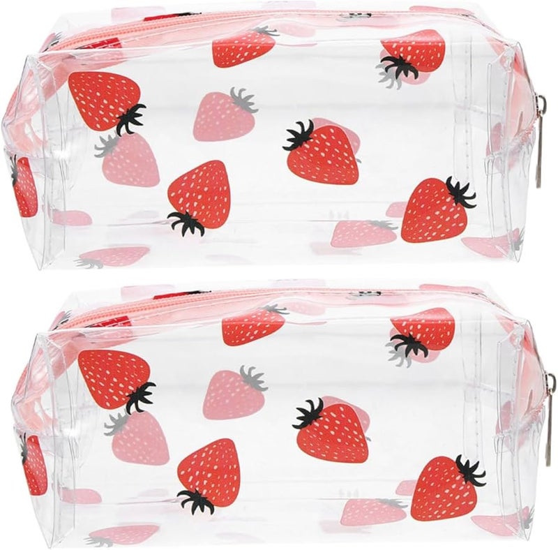 Waterproof Makeup Bag 2 Pack Travel Toiletry Organizer Zipper Pouch For Camping - Image 1