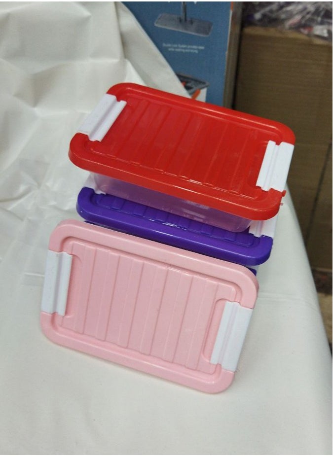 Plastic Food Container 3 Piece Set small