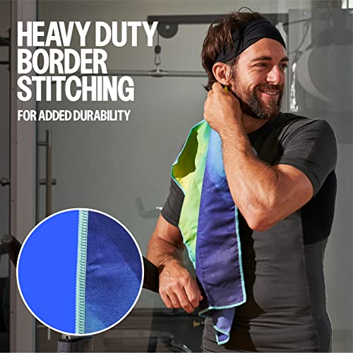 Acteon Quick Dry Microfiber Gym Towel, 4 Pack Odor-Free, Super Absorbent Workout Towels, Body Sweat - Image 5