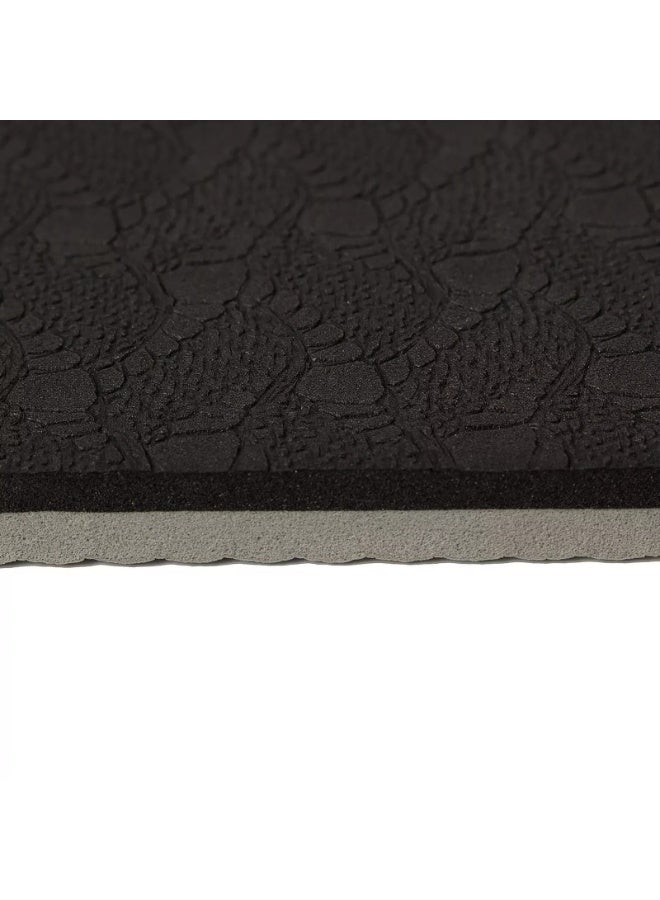 Premium Quality Sports Yoga Mat (Black) - Eco-Friendly and Non-Slip Yoga Mat - Double-Sided Design, Perfect Thickness for Comfort, Latex and Harmful Material Free - Your Perfect Companion for All Your Yoga, Pilates, and Home Workouts - Waterproof and Moisture Resistant, Durable and Long-Lasting _ Exercise Mat - exercise mat-sports mat- Sports equipment