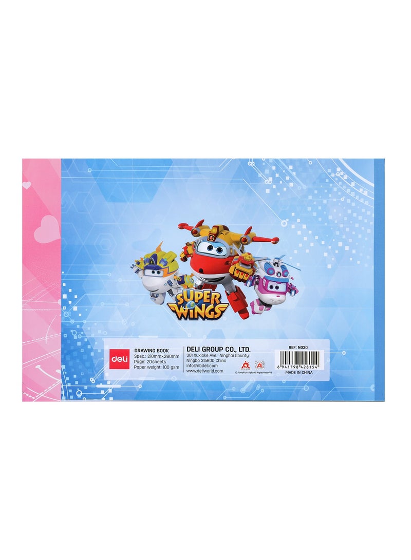 Deli EN030 Drawing Book - 20 Sheets - Ideal for Kids’ Drawing, Coloring, and Creative Projects - Image 2