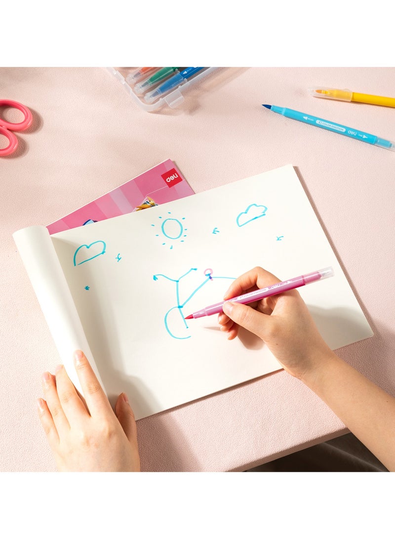 Deli EN030 Drawing Book - 20 Sheets - Ideal for Kids’ Drawing, Coloring, and Creative Projects - Image 4