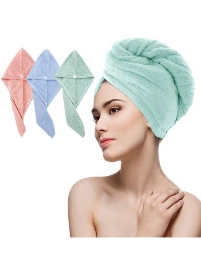 QUICK HAIR DRYING TOWEL WRAP(Pack of 3) - Image 2