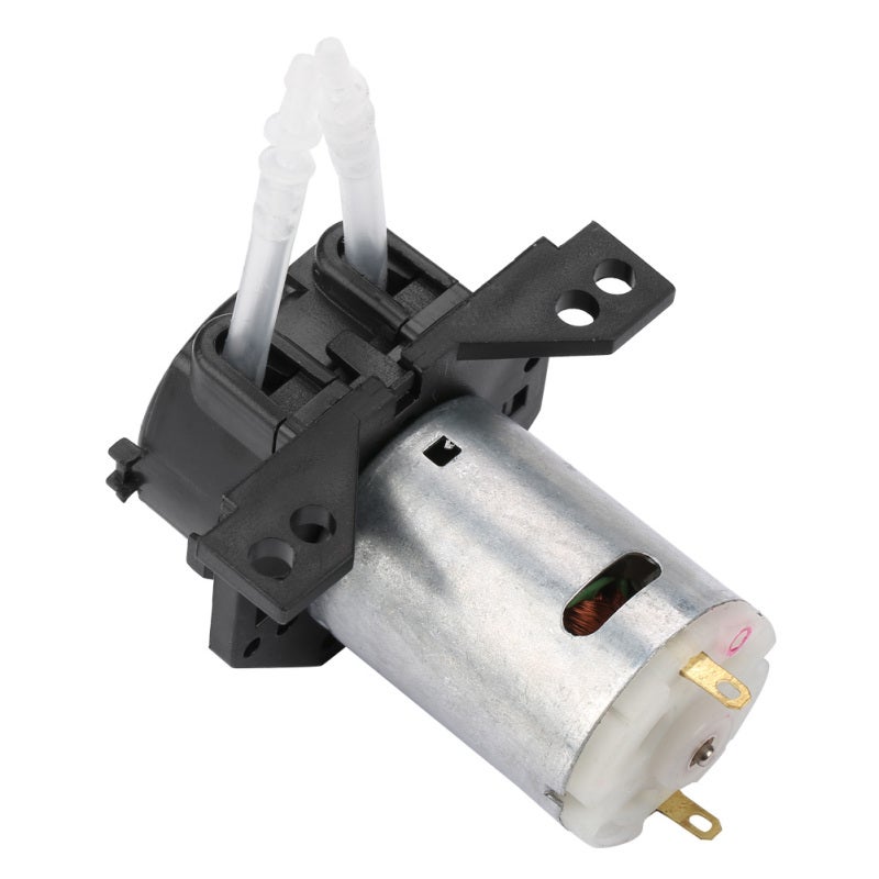 GROTHEN Small Dosing Pump: Black DC12V/DC24V ABS Pump Head - Screw-Clasp-Free Design With Self-Priming Function Peristaltic Pump for Experiments, Biochemical Analysis and Pharmaceuticals - Image 5