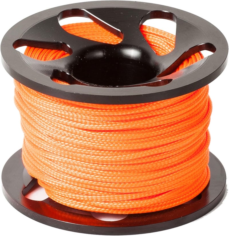 Gear Up Guide Superlight Aluminum Dive Reel 100 Feet of Scuba Line Mussel that Perfectly Complements the Environment, Mussel - Image 3