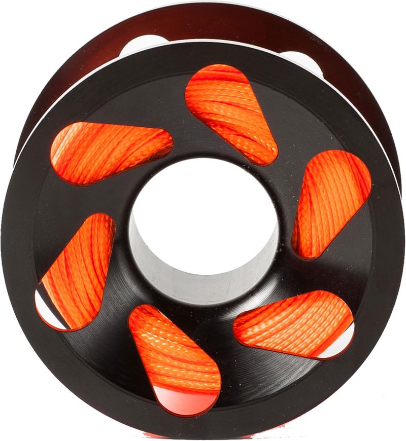 Gear Up Guide Superlight Aluminum Dive Reel 100 Feet of Scuba Line Mussel that Perfectly Complements the Environment, Mussel - Image 2
