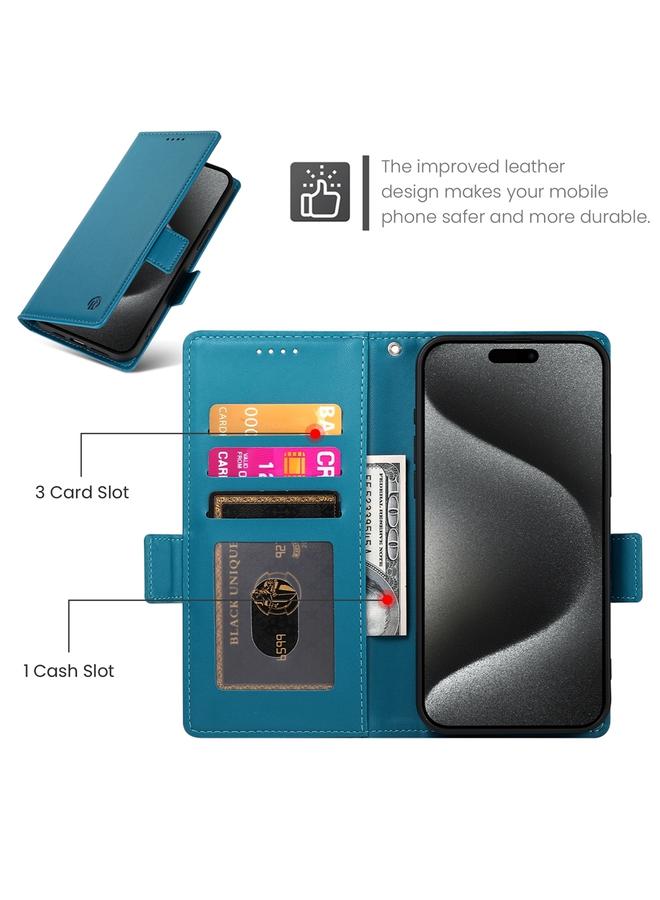 S-TOP Case For OPPO Reno10 / Reno10 Pro Global Side Buckle Magnetic Frosted Leather Phone Case - Image 4