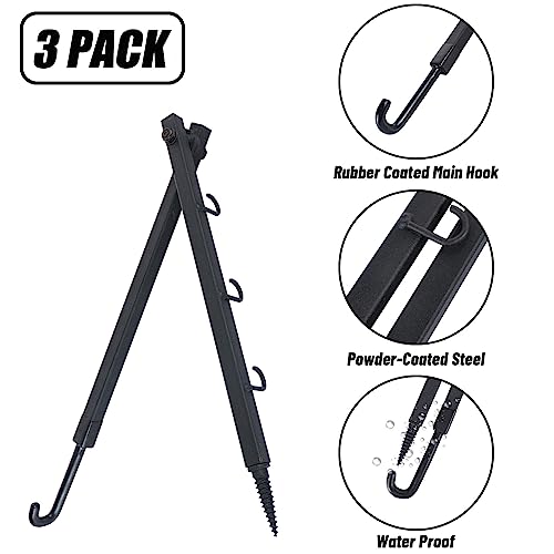 Highwild Tree Stand Bow Hanger Gear Holder Accessory Hook - Pack of 3 - Image 2