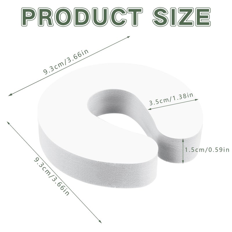YIIFELL 6 Pack Door Finger Pinch Guard, Anti Door Slam Stopper, Cat Toddler Door Stopper, Foam Baby Child Proof Door Stopper, Baby Proofing Doors to Keep Door Open Stop Door from Slamming - Image 2