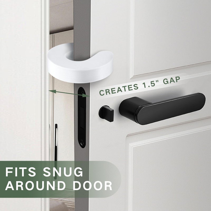 YIIFELL 6 Pack Door Finger Pinch Guard, Anti Door Slam Stopper, Cat Toddler Door Stopper, Foam Baby Child Proof Door Stopper, Baby Proofing Doors to Keep Door Open Stop Door from Slamming - Image 3