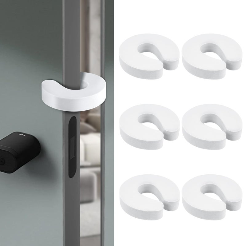 YIIFELL 6 Pack Door Finger Pinch Guard, Anti Door Slam Stopper, Cat Toddler Door Stopper, Foam Baby Child Proof Door Stopper, Baby Proofing Doors to Keep Door Open Stop Door from Slamming - Image 1