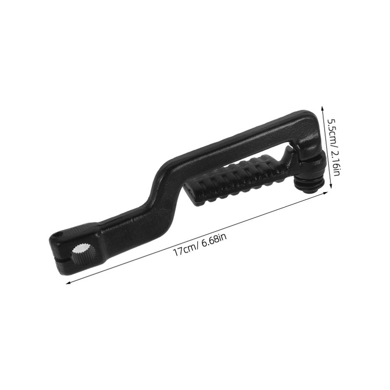 Motorcycle Kick Starter Lever Black Quick Start Engine Easy To Install Lightweight Design - Image 3