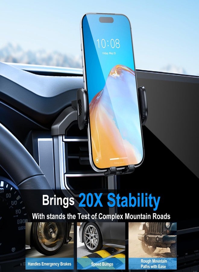 ELOHEI Phone Mount for Toyota Tundra with Custom Base, Custom Fit Car Phone Holder for Toyota Tundra 2022 2023 2024 2025 Car Accessories - Image 4
