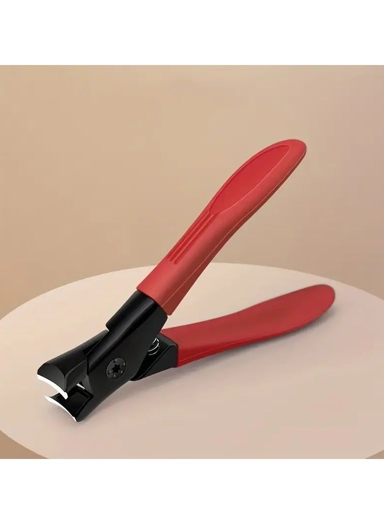 ORiTi مقص أظافر محترف من الفولاذ المقاوم للصدأ مع غطاء مضاد للرذاذ وقاطع حاد - Image 4