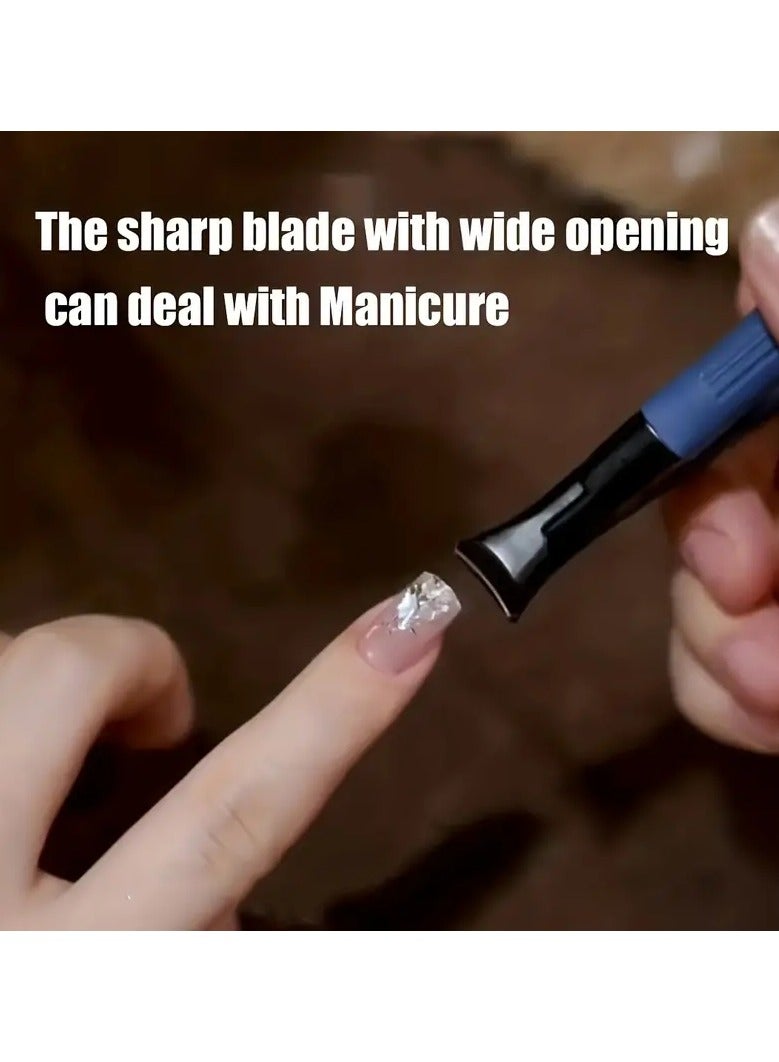 ORiTi مقص أظافر محترف من الفولاذ المقاوم للصدأ مع غطاء مضاد للرذاذ وقاطع حاد - Image 3