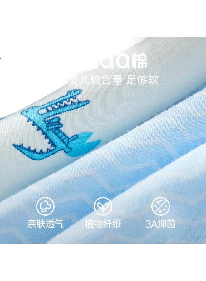 Red Bean Hongdou Children'S Underwear, Boys' Cotton Boxer Briefs, Class A Antibacterial Underwear, Youth Boxer Shorts, K4061, 140 - Image 2