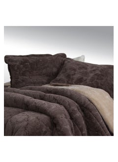 Family Bed quilt set Spanish fur 3 pieces size 220 x 240 cm model 694 from Family Bed  - Image 4