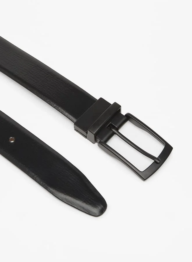 DUCHINI Men Solid Belt with Pin Buckle Closure