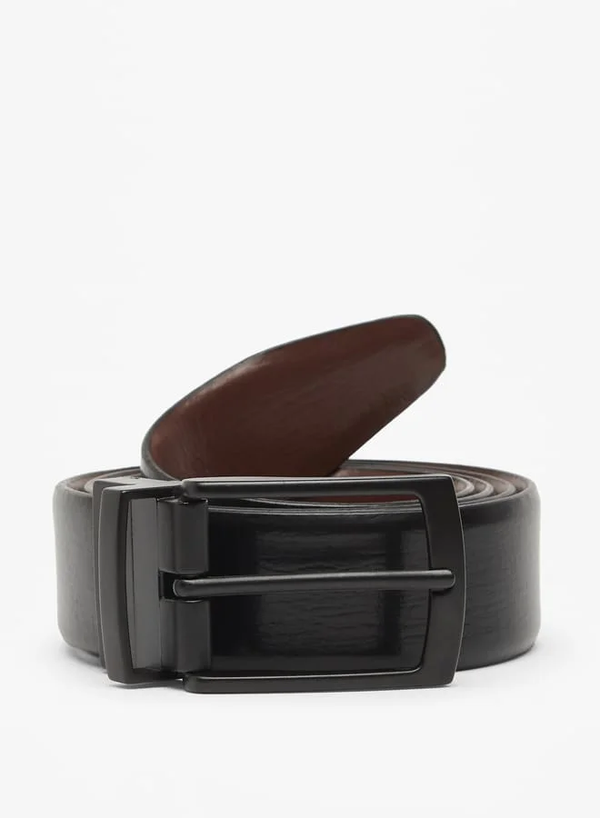 DUCHINI Men Solid Belt with Pin Buckle Closure