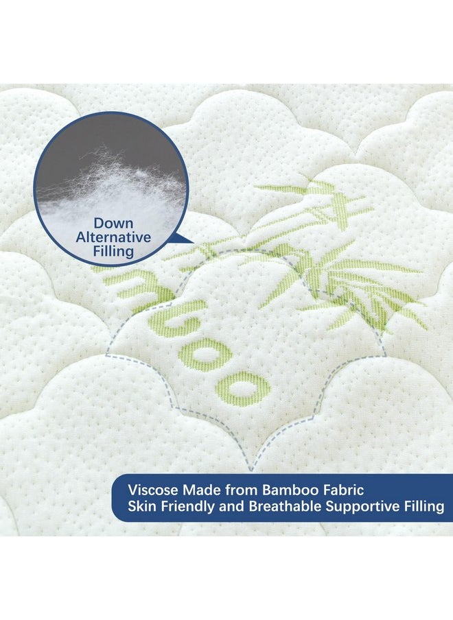 Moonsea Toddler Travel Bed Cover, Kids Air Mattres Pad Sheet Viscose Made from Bamboo Mattress Protector Waterproof, Compatible with hiccapop Inflatable Travel Bed or EnerPlex Toddler Travel Bed  - Image 2