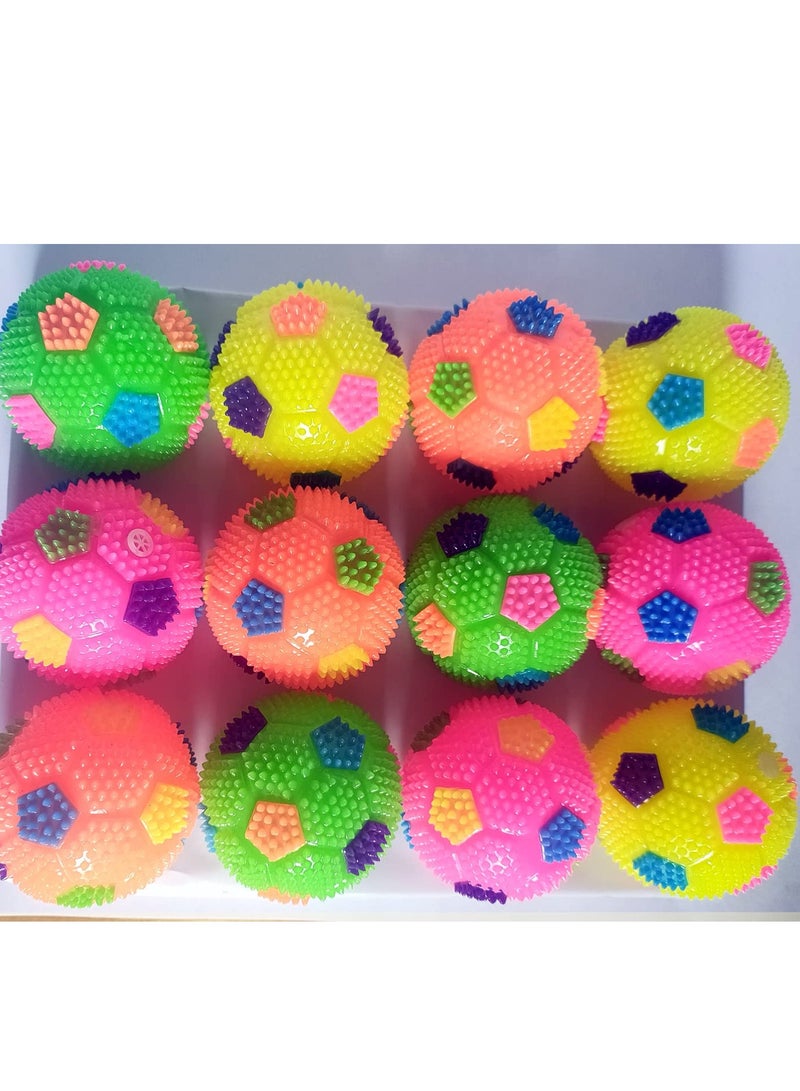 2 Pack Light Up Bouncy Balls For Kids Led Flashing Balls And Squeaking  Fun Toy For Kids - Image 2