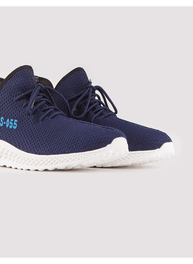 Cabani - Special Design Lupercus Knitwear Men's Sneaker Shoes 329B1438 Navy Blue - Image 1